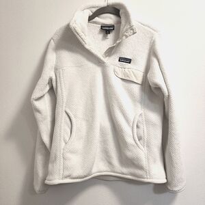 Patagonia Re-Tool Snap T Womens Fleece - White
